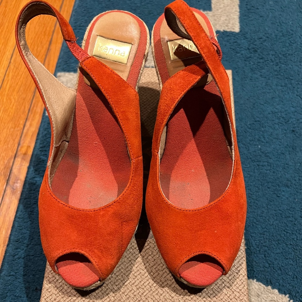 Unique, bright espadrilles, Made in Spain, European size 39 (8-8.5 U.S.)
